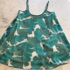 Show Me Your Mumu palm print mini dress